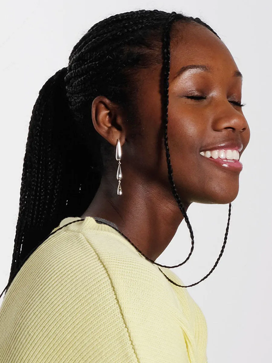 Oculus Earrings - Silver