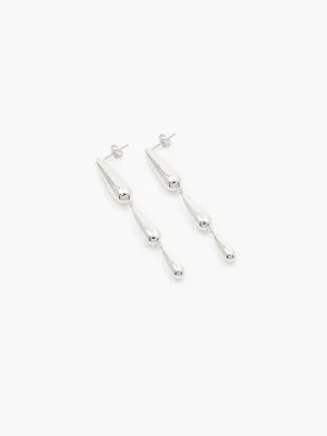 Oculus Earrings - Silver
