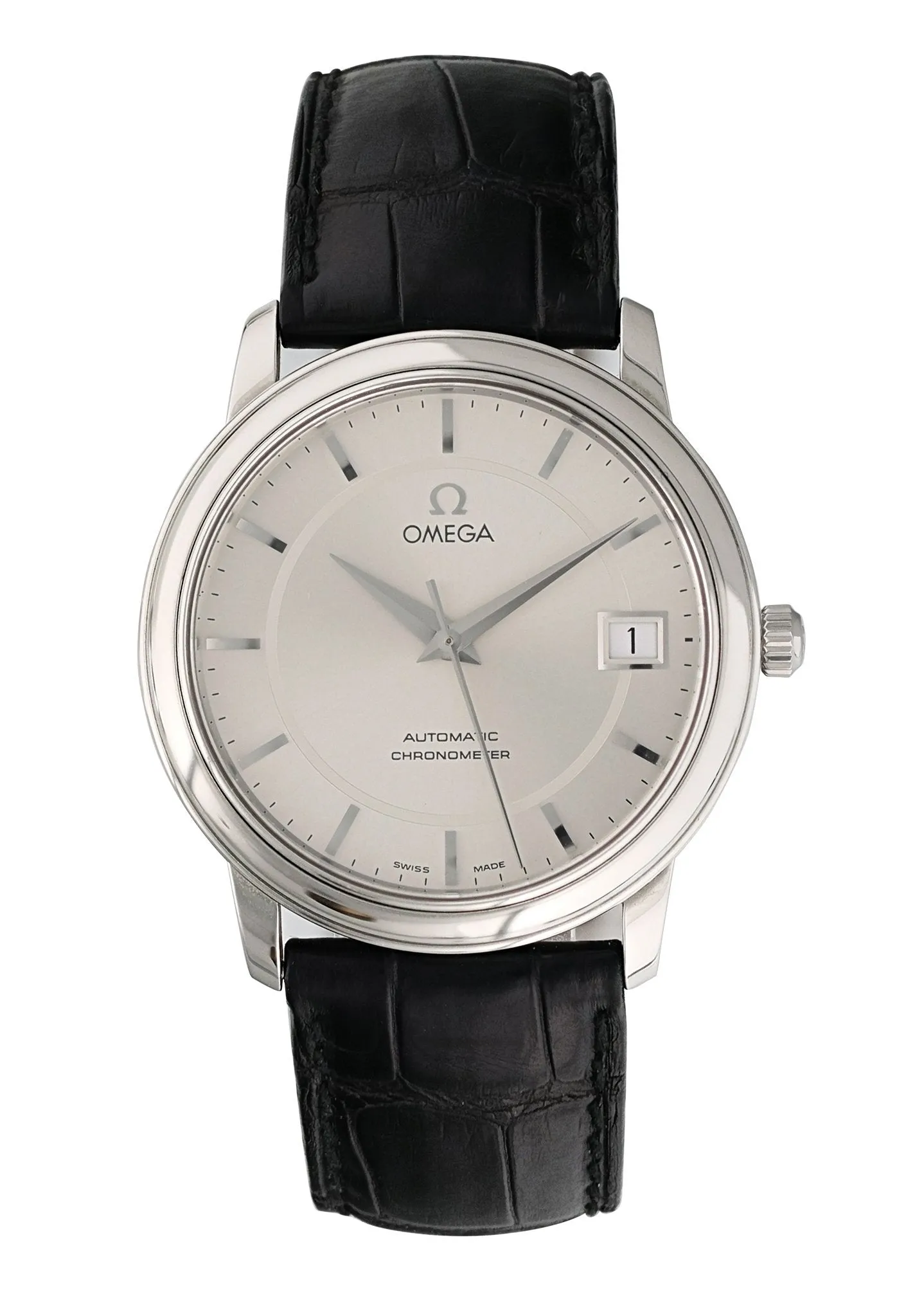 Omega De Ville 4800.31.01 Mens Watch Box Papers