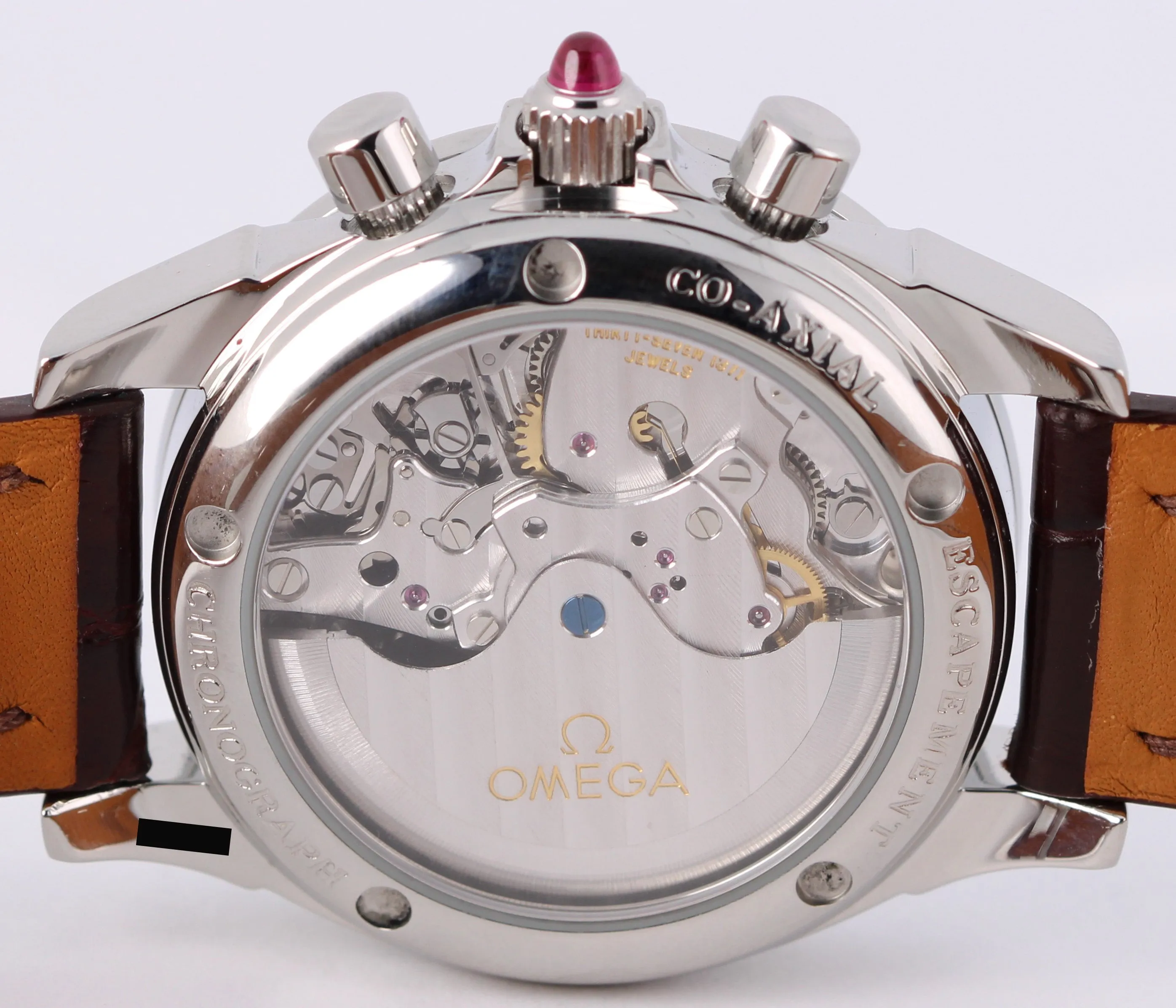 Omega De Ville Chronograph Steel DIAMOND Mother of Pearl 35mm 4874.75.36 Watch