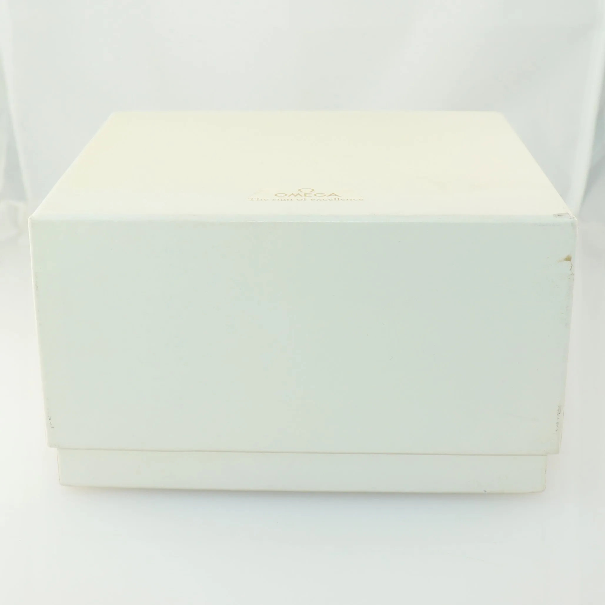 Omega Speedmaster Date Chronograph Two-Tone White Dial 175.0033 Watch Box Papers