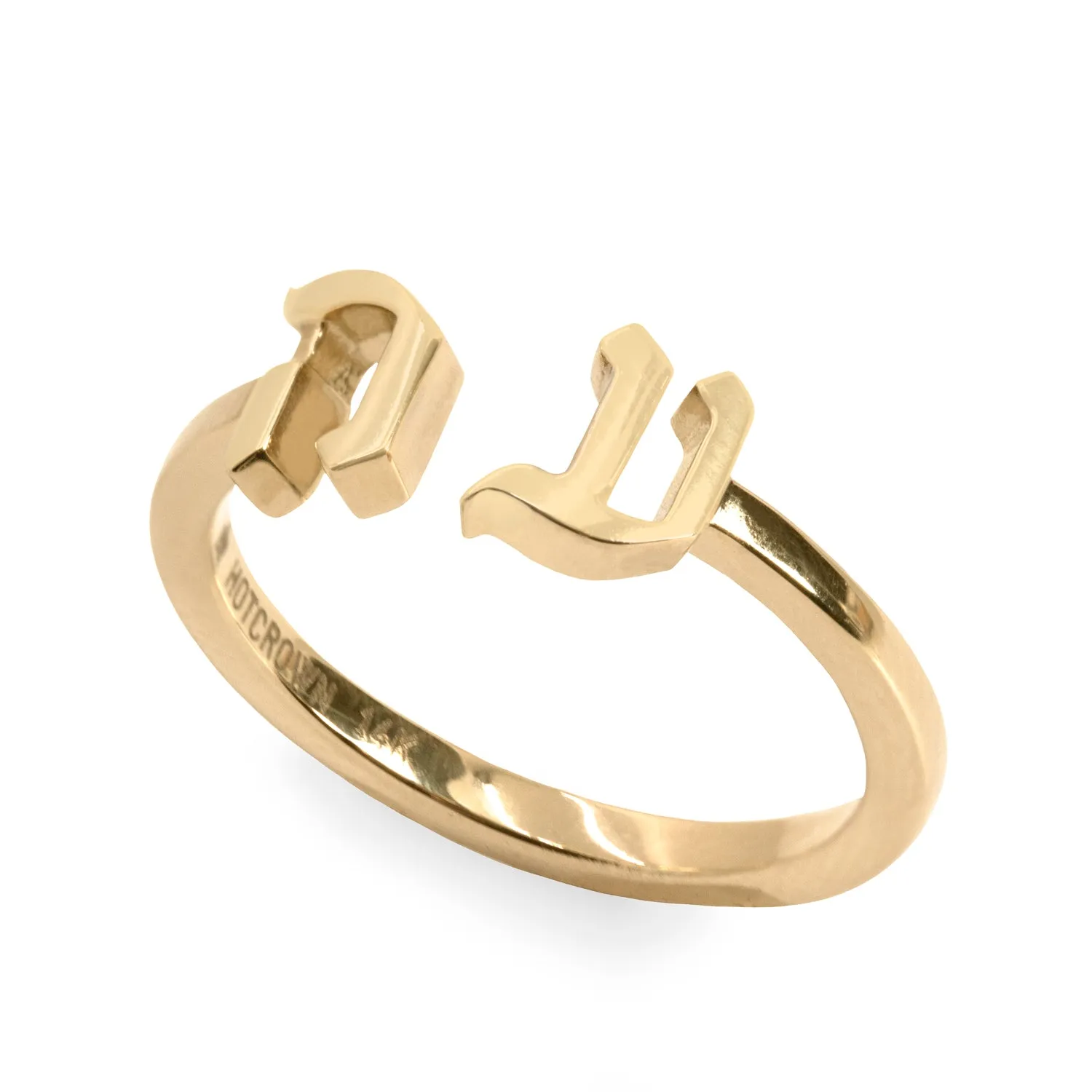 Open Ring Aleph-Bet