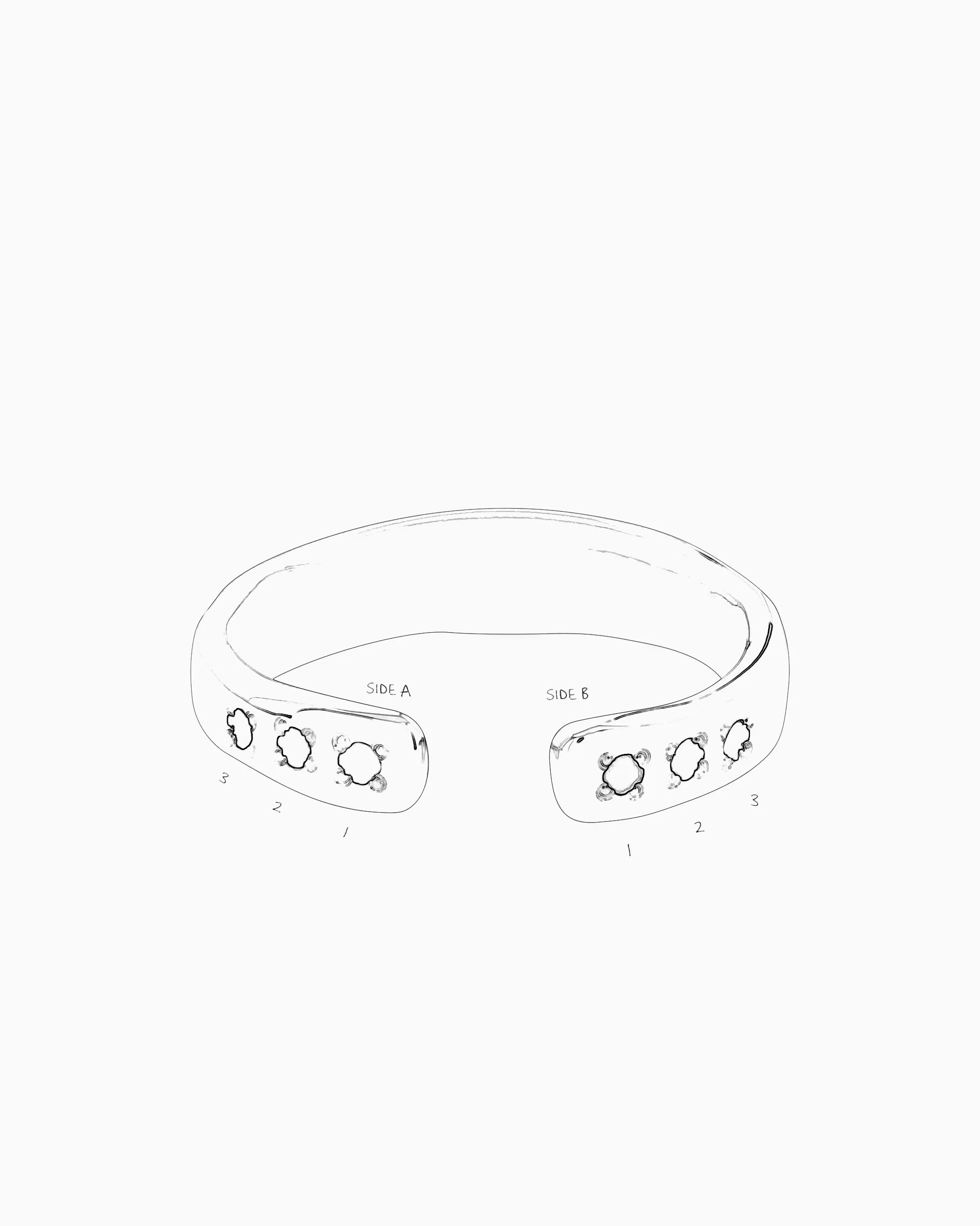 Open Stone Ring 1.0 | Solid Gold