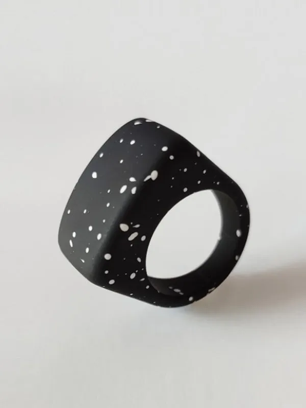 Original Acrylic 11 Colors Geometric Ring
