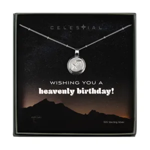 orion coin edge zodiac necklace • heavenly birthday