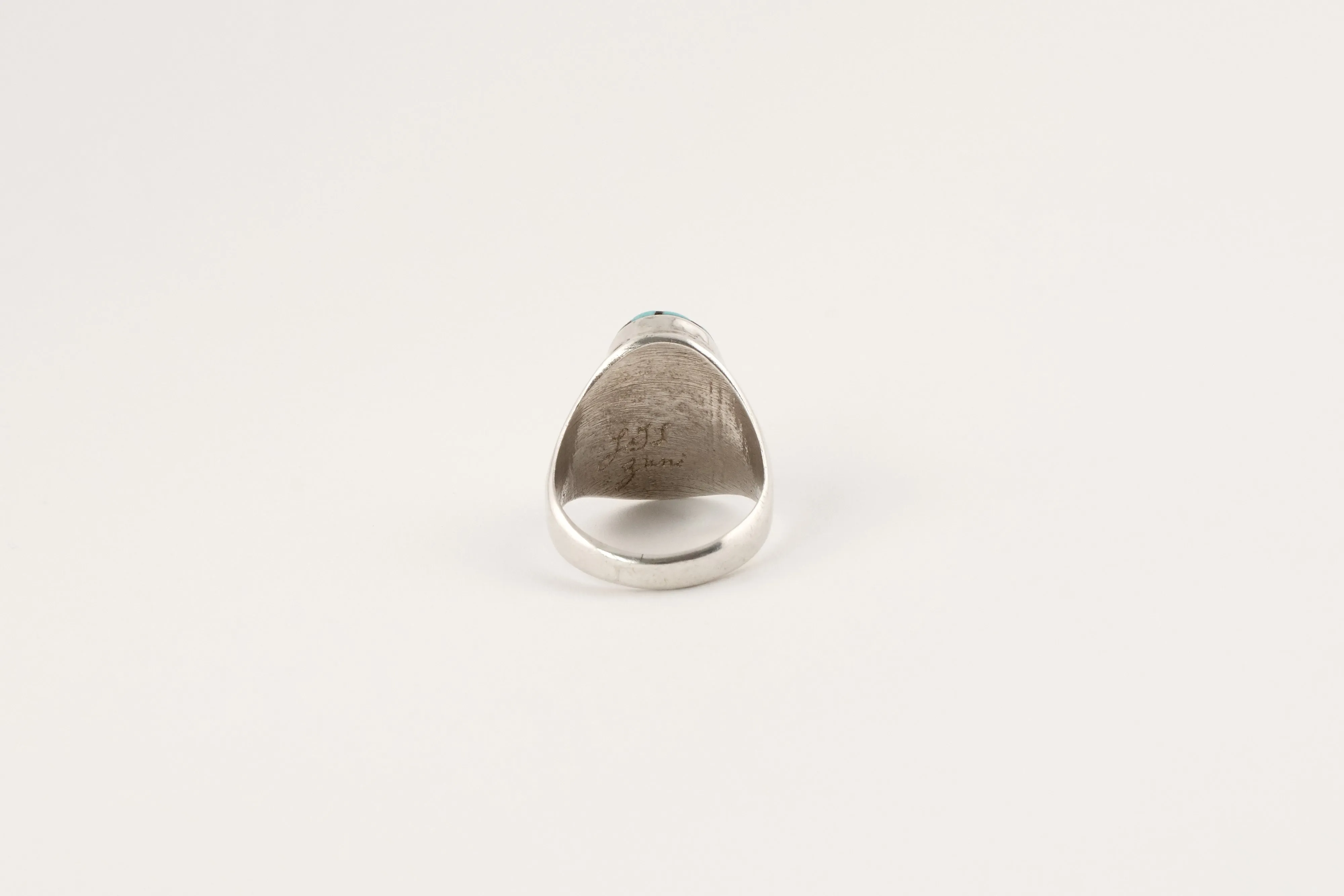 Oval Zuni Multi Stone Inlay Ring