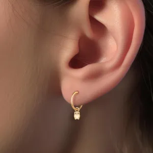 Owl Huggie Hoops