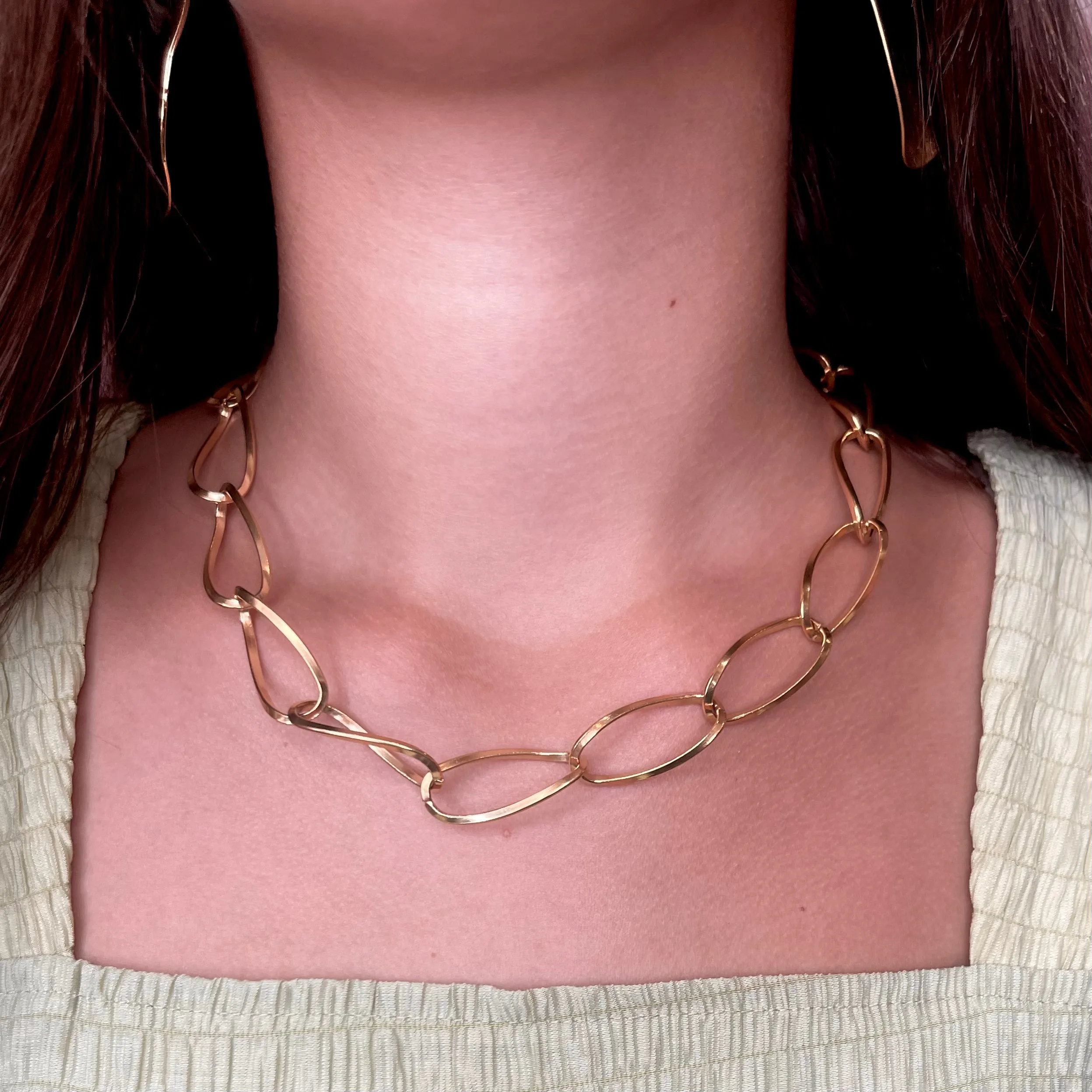 Oxford Gold Big Thin Chain Brenda Grands