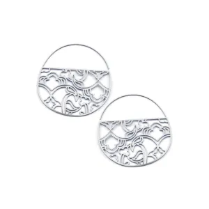 Pattern No. 3 Hoops in Stainless Steel
