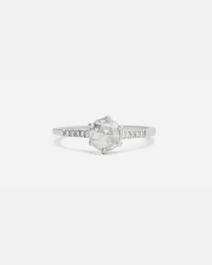Pave Hexagon / White Diamond