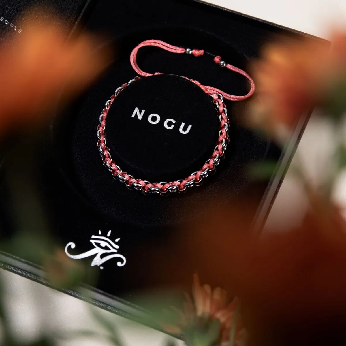 Penguin Links | Mini Kismet Bracelet | Coral x Silver