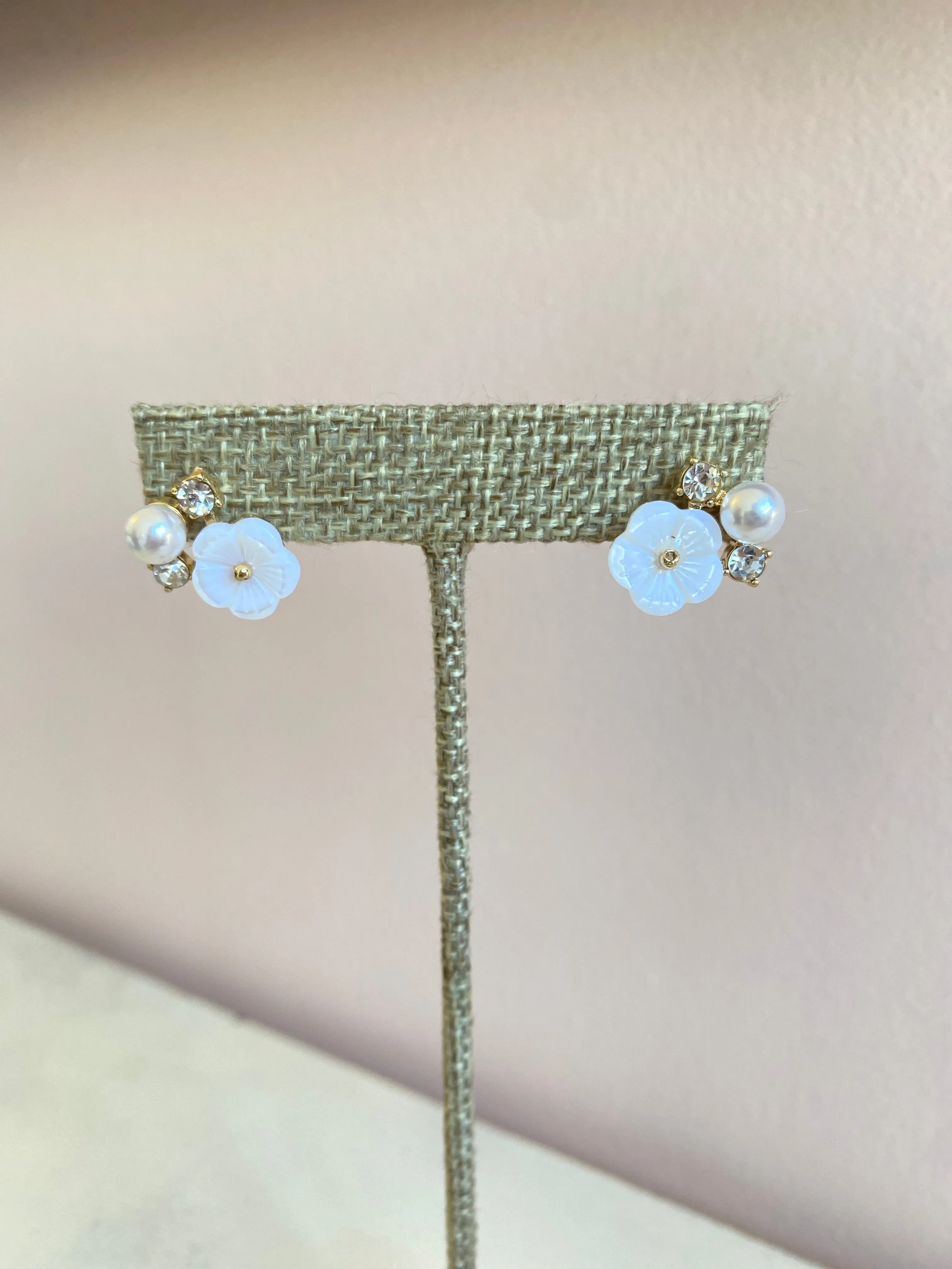 Petal & Pearl Earrings