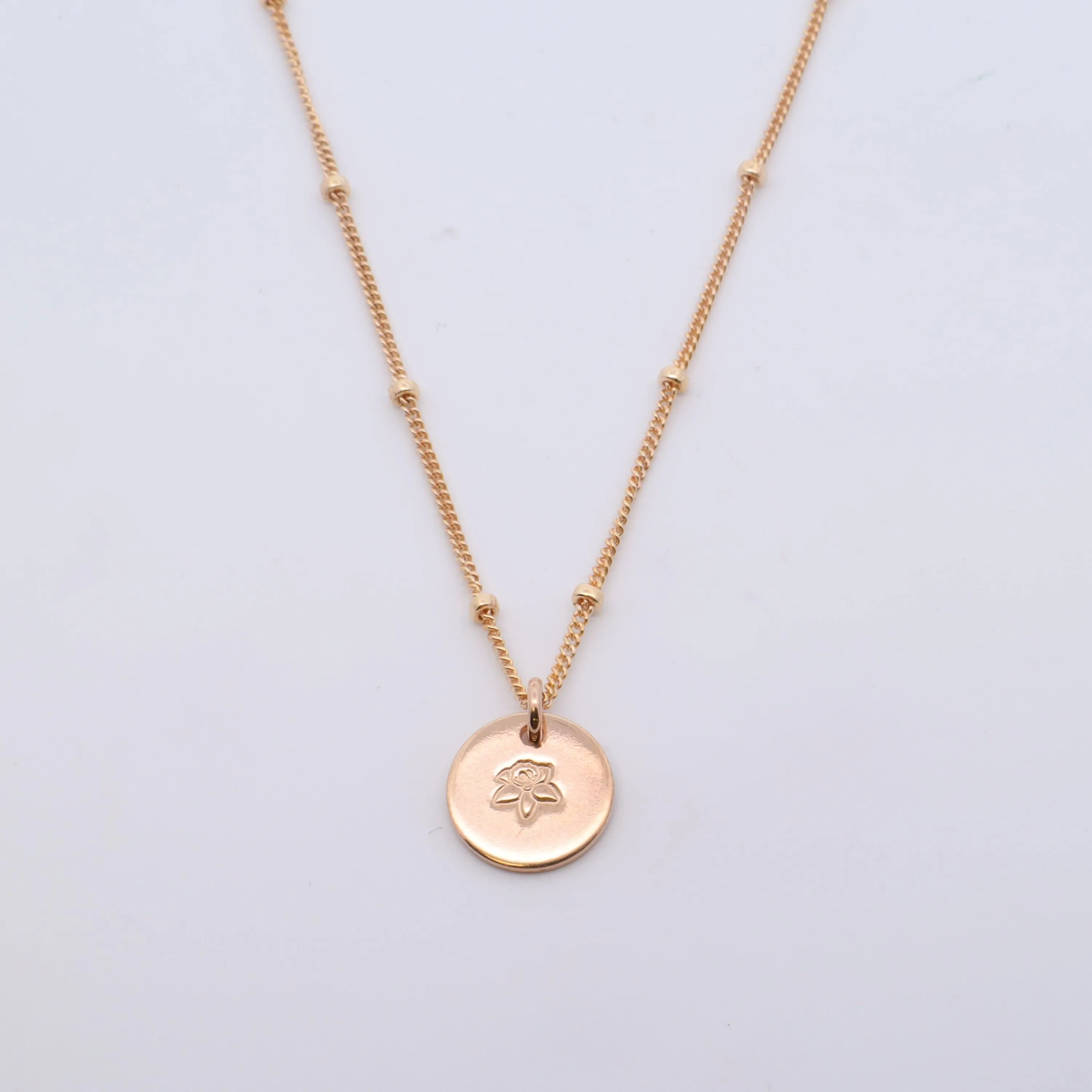 Petite Birth Flower Necklace
