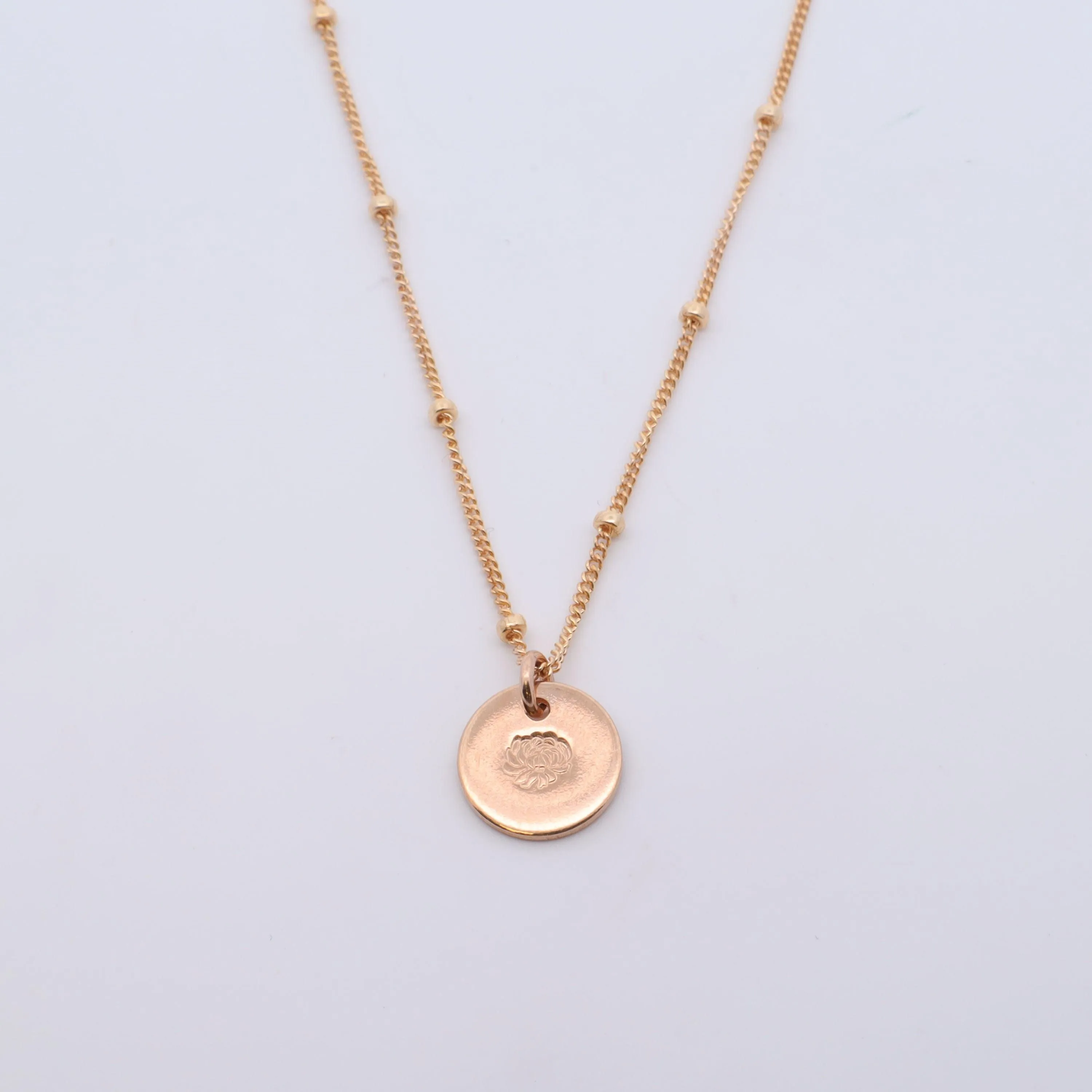 Petite Birth Flower Necklace