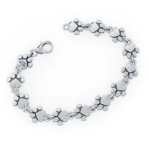 Puppy Paw Print Bracelet