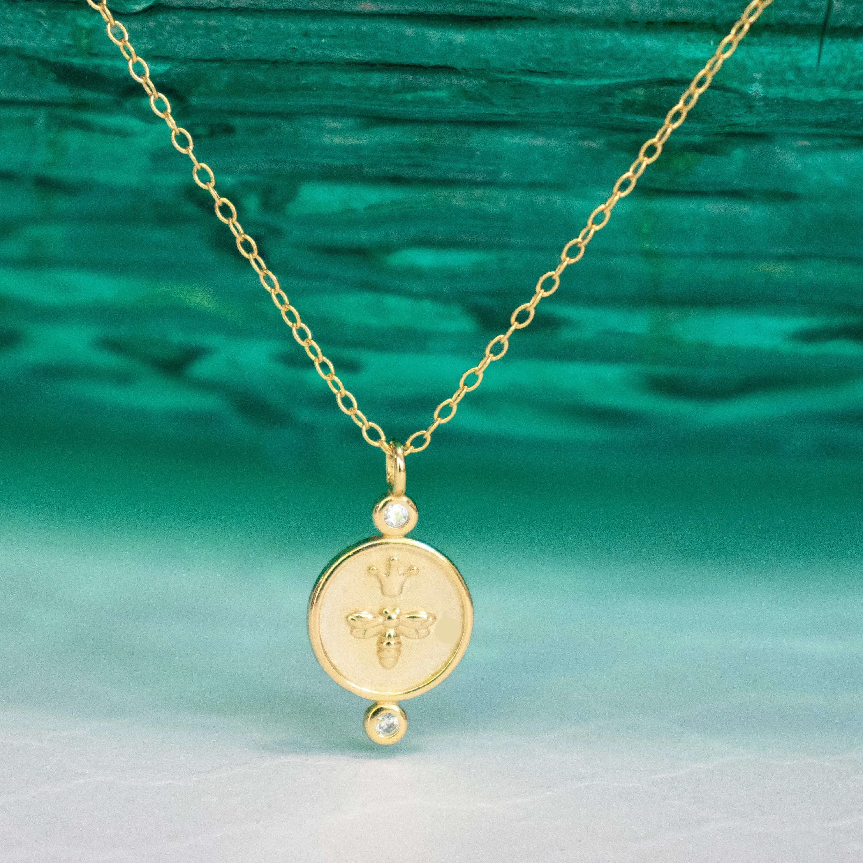 Queen Bee Pendant Necklace