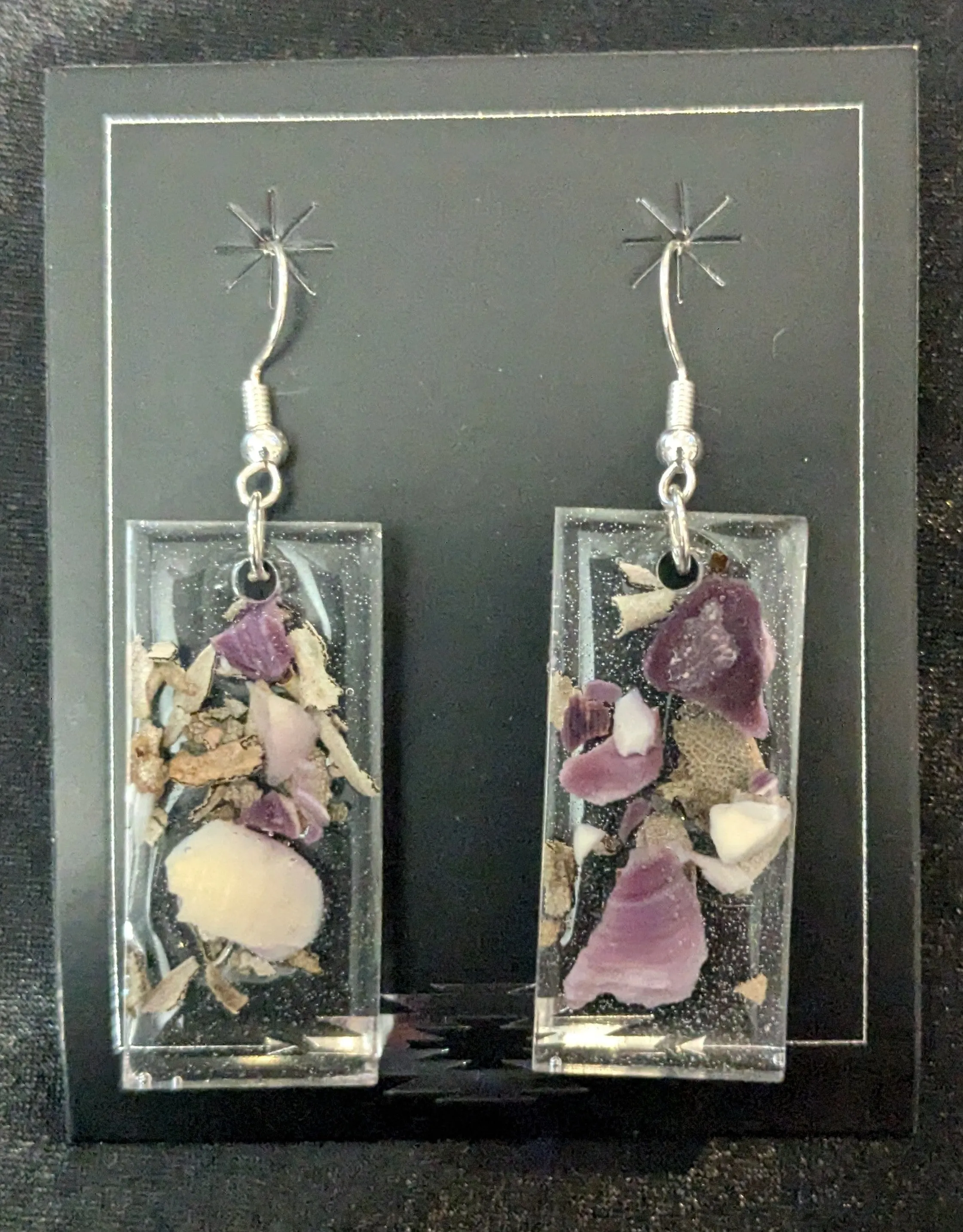 Resin Dangle Earrings