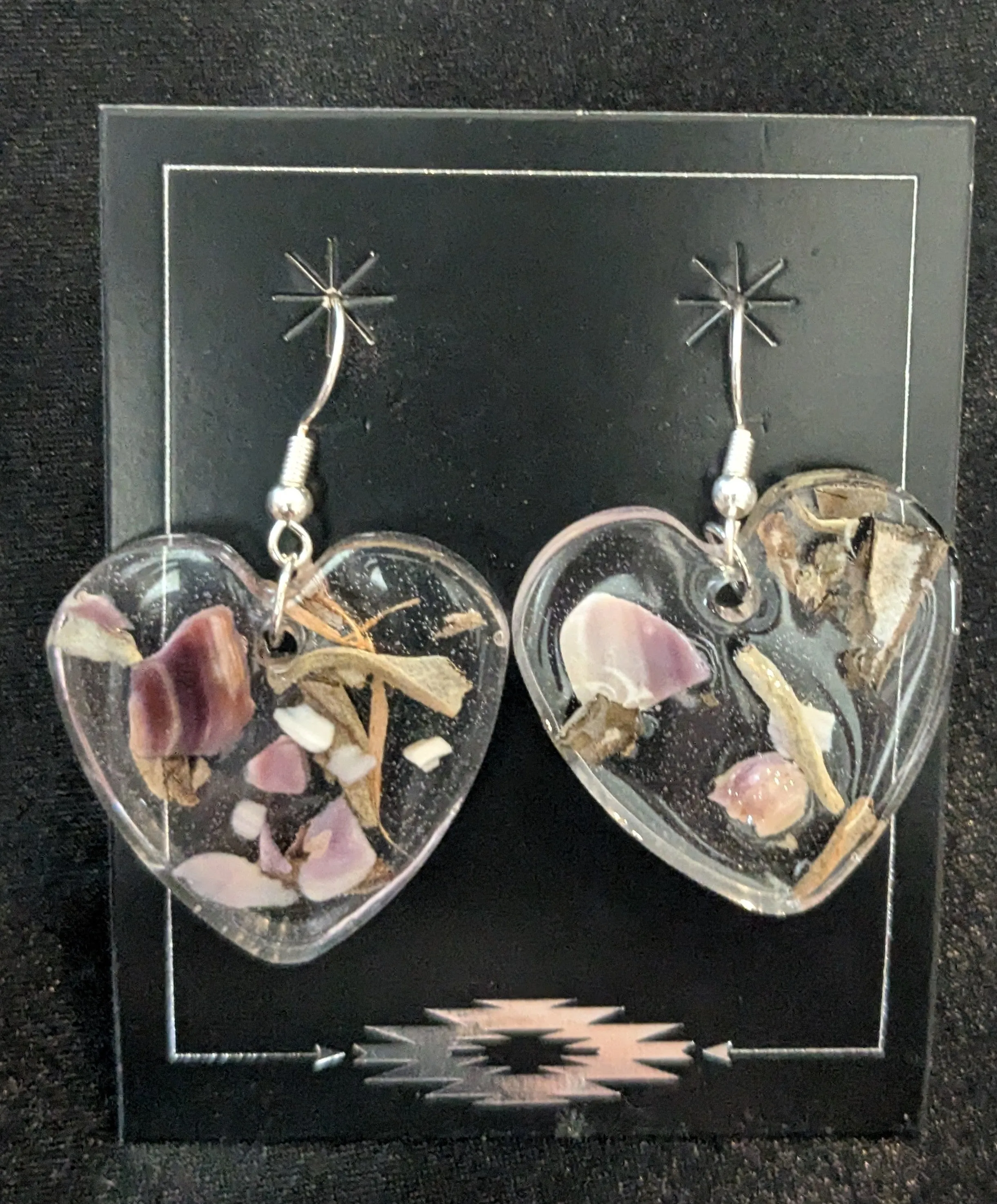 Resin Dangle Earrings