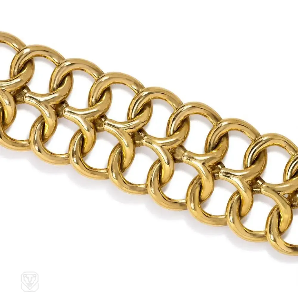 Retro gold figure-eight link bracelet, Van Cleef & Arpels