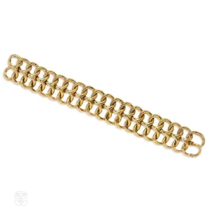 Retro gold figure-eight link bracelet, Van Cleef & Arpels