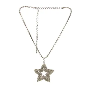 Rhinestone Star Necklace
