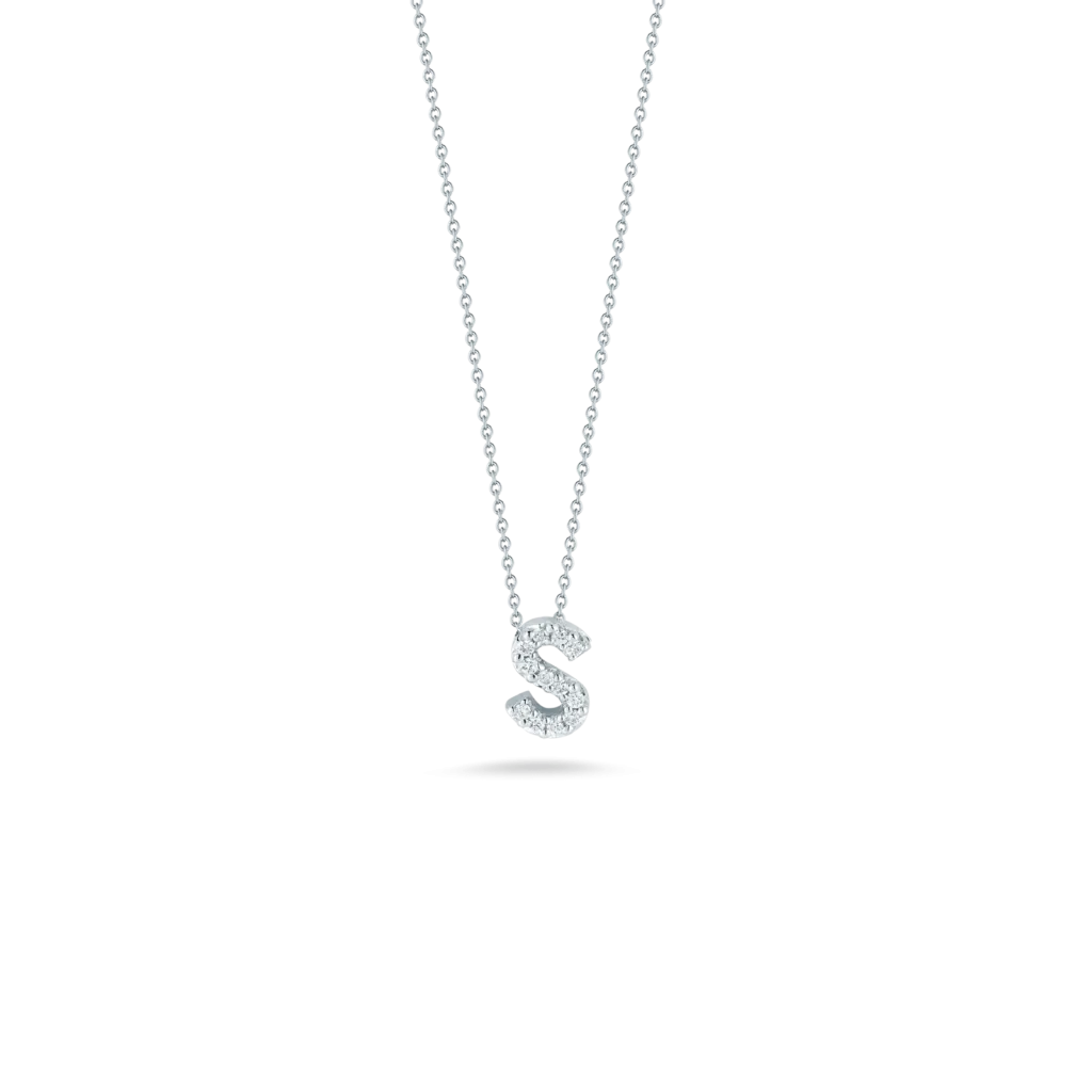 Roberto Coin 18k Love Letter Initial Pendant