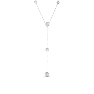 Roberto Coin Diamonds by the Inch 18K White Gold Diamond Necklace, 18"