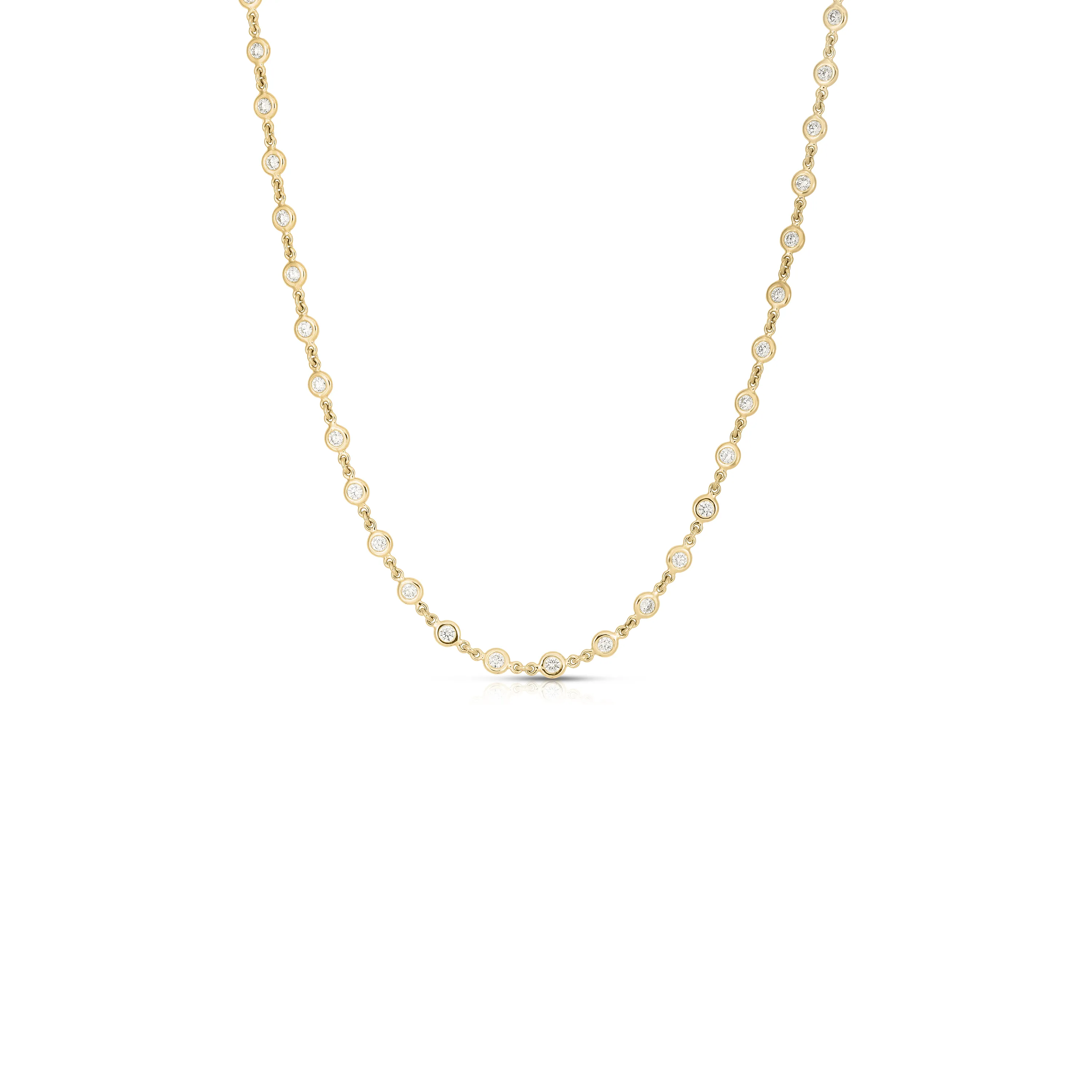 Roberto Coin Diamonds by the Inch Diamond Necklace, 18"
