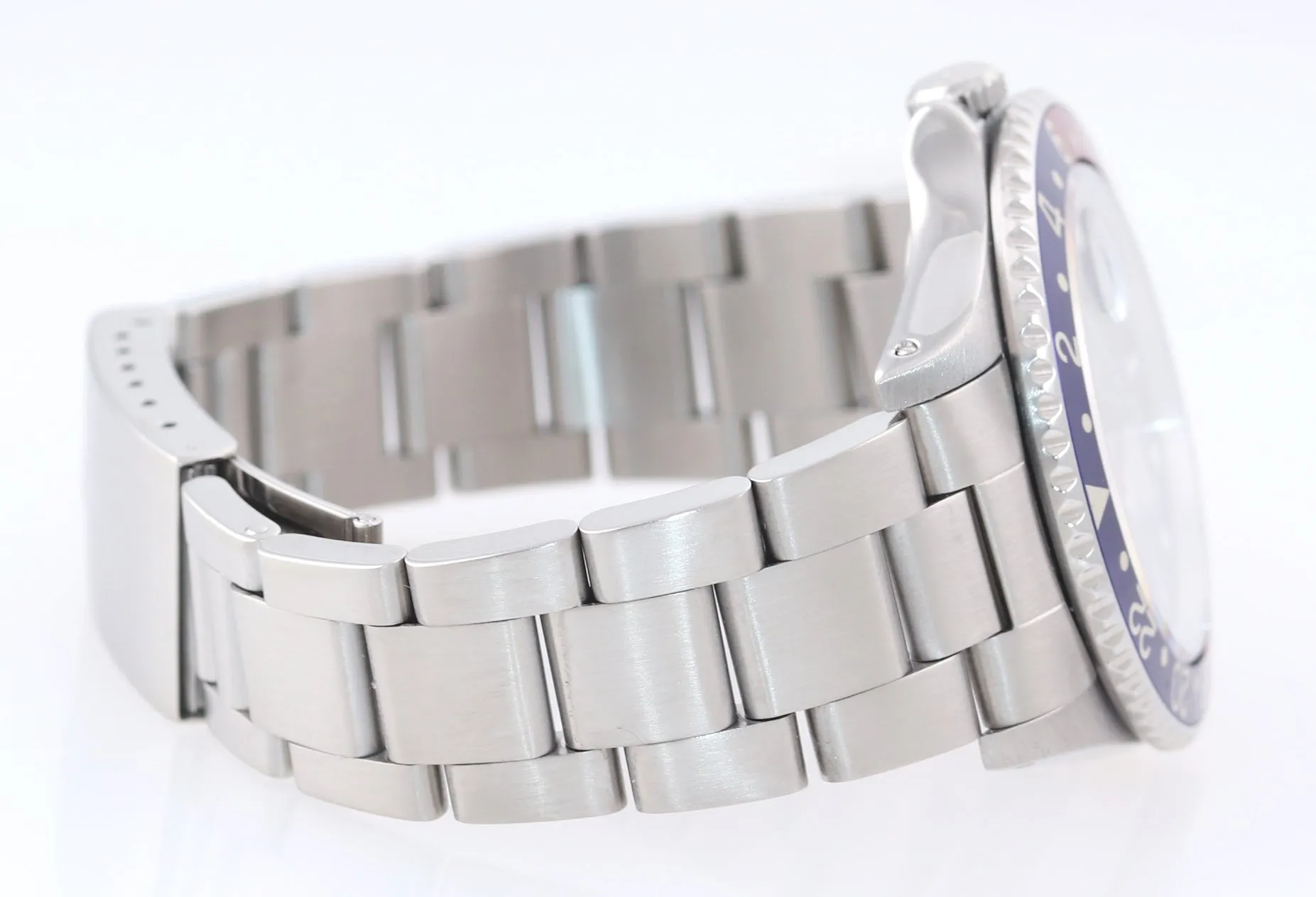 Rolex GMT-Master Tritium Dial Pepsi Blue Red Steel 40mm 16700 Watch