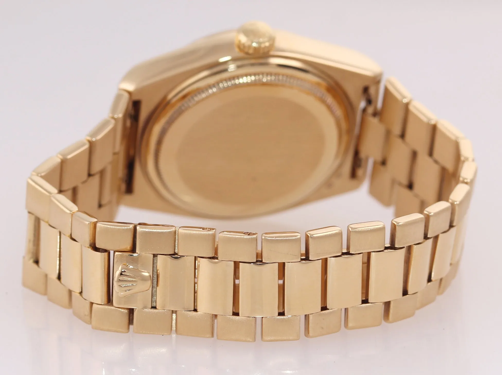 Rolex OysterQuartz Day Date President 19018 18k Yellow Gold Champagne Watch Box