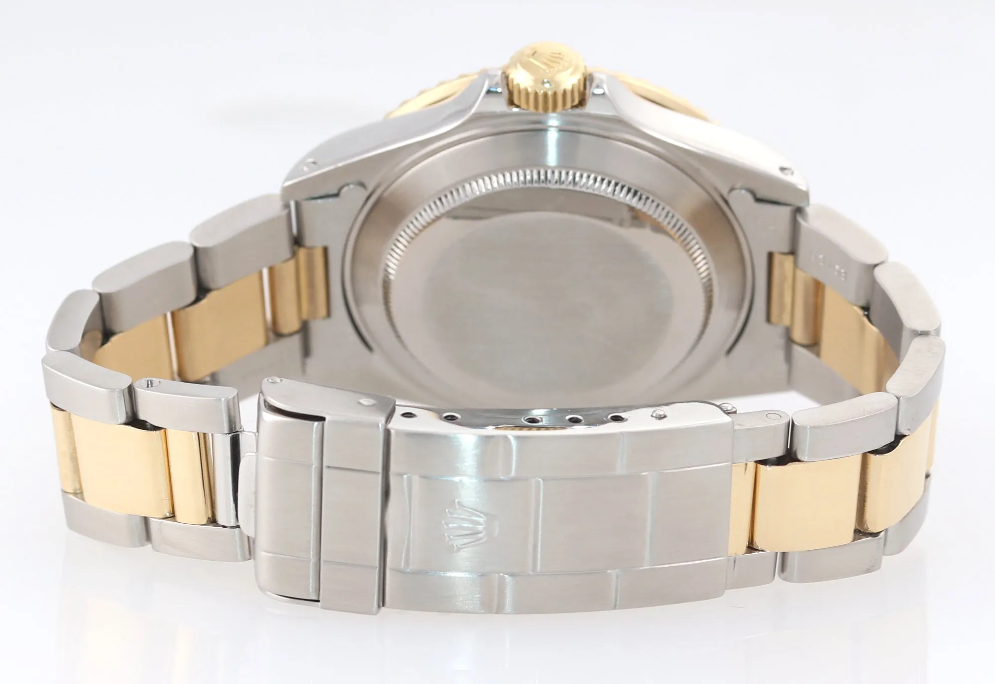 Rolex Submariner 16613 Two Tone Gold Stainless Steel Blue Date Dive 40mm Watch