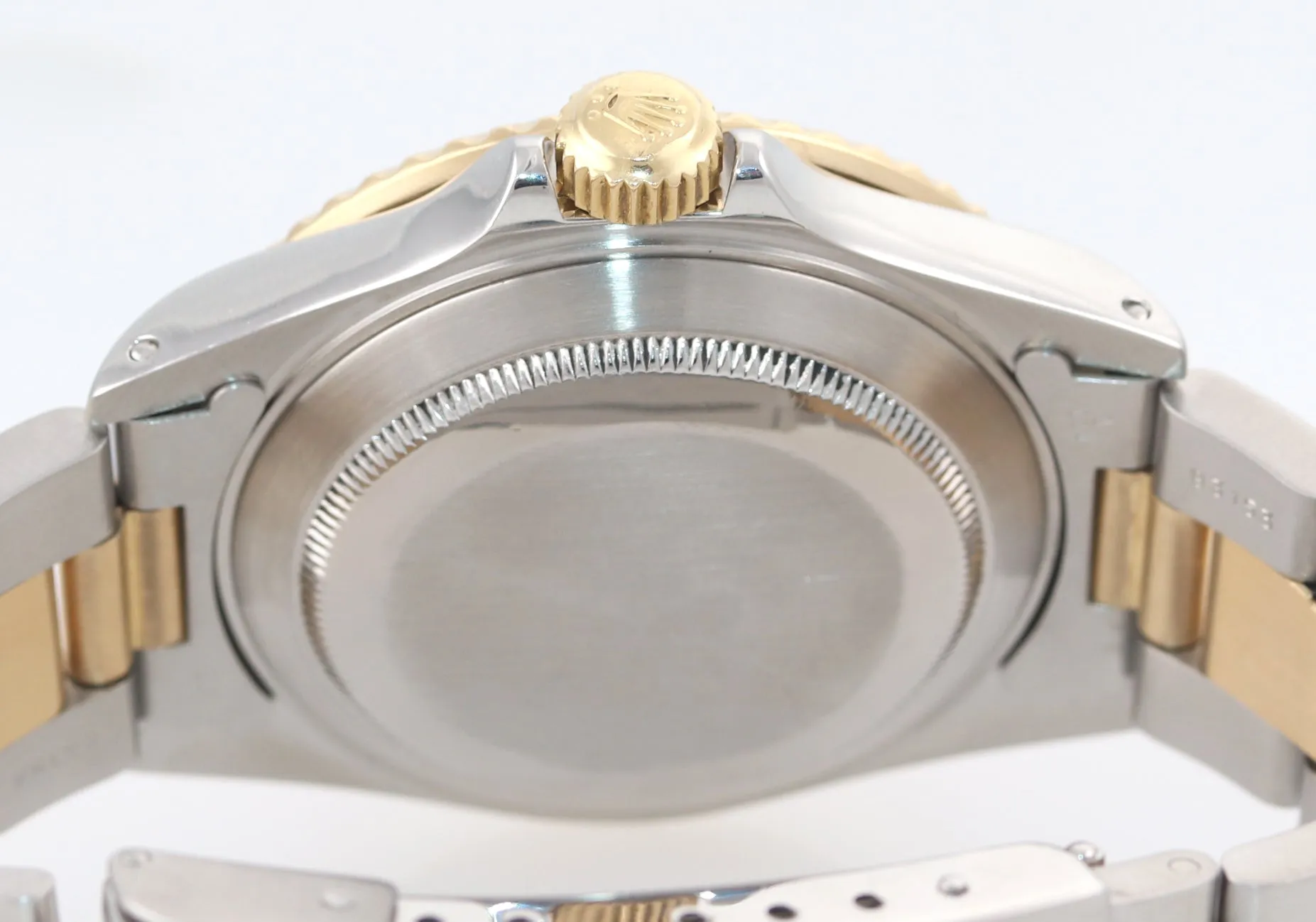 Rolex Submariner 16613 Two Tone Gold Stainless Steel Blue Date Dive 40mm Watch