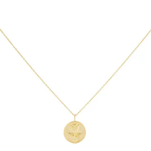 Rose Coin Necklace