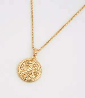 Sagittarius Coin Necklace