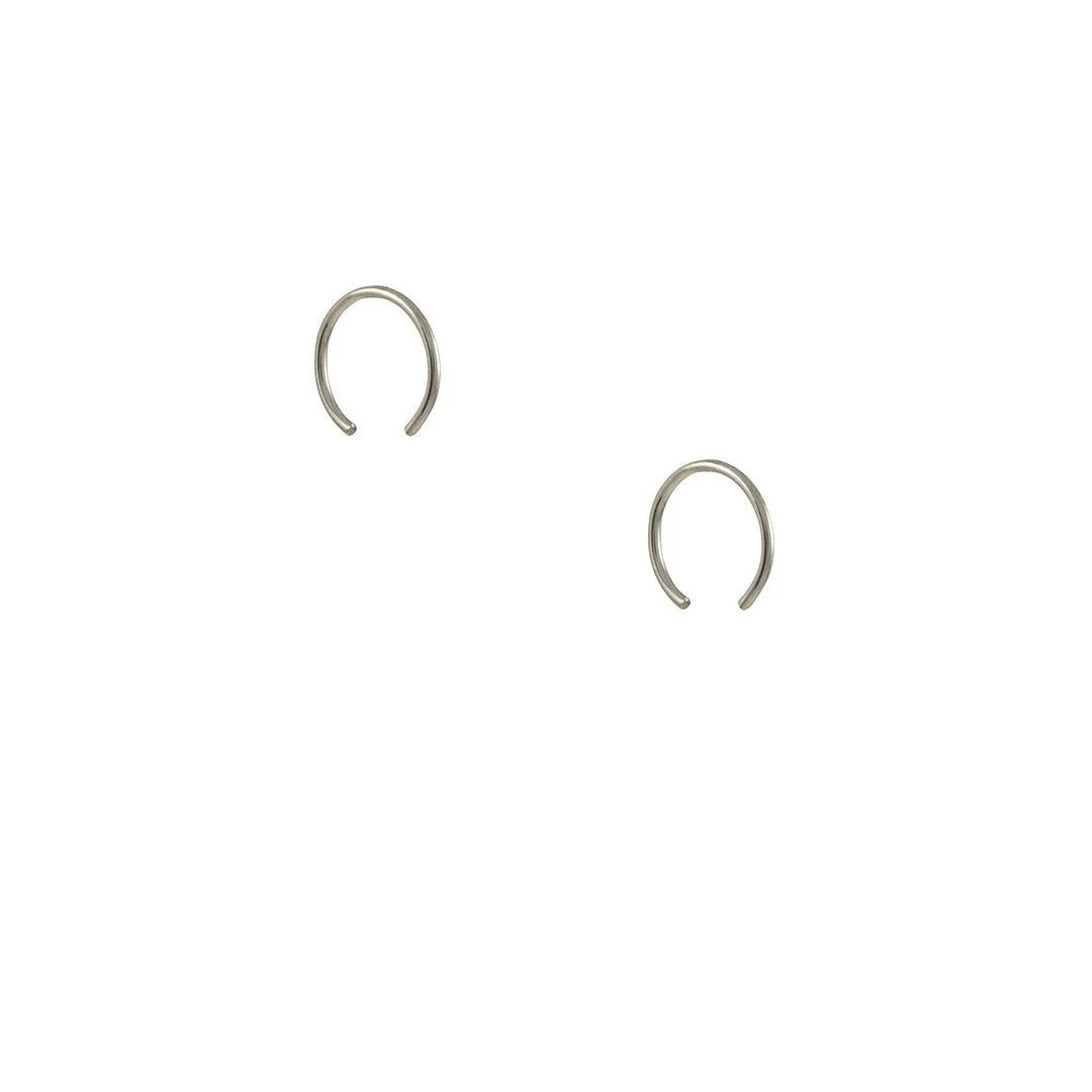 SALE - Extra Small Open Hoops in Sterling Silver