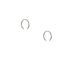 SALE - Extra Small Open Hoops in Sterling Silver