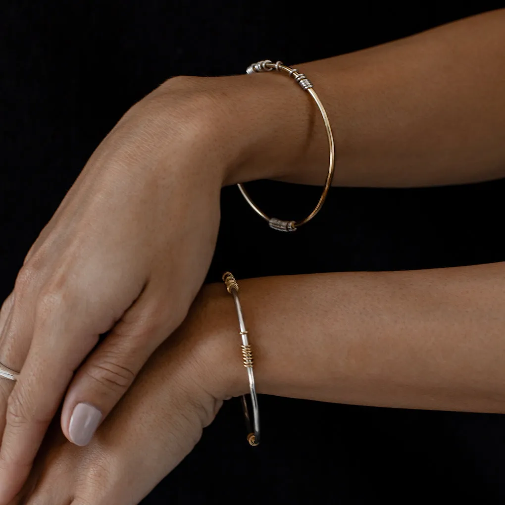 Satellite Bangle / silver