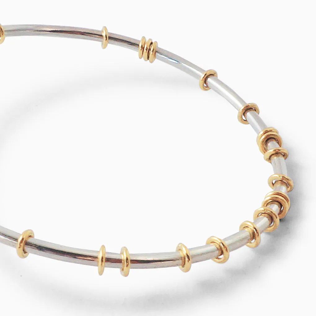 Satellite Bangle / silver