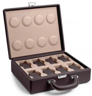 Scatola del Tempo Watch Case Valigetta 8 Handle Bi Colour