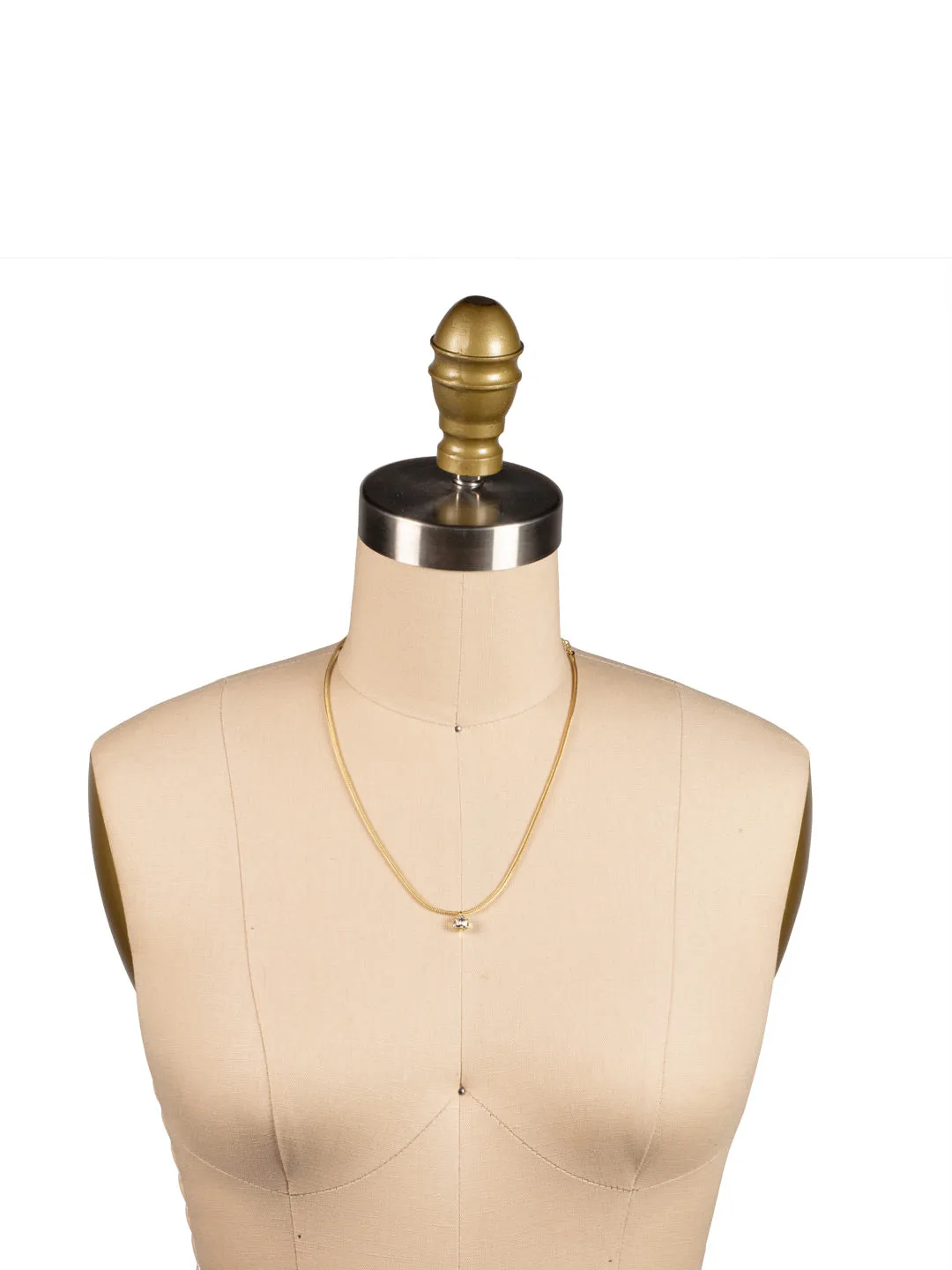 Sedge Stud Pendant Necklace - NFM5BGCRY
