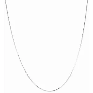 Silver 1.1mm Octogonal Snake Chain