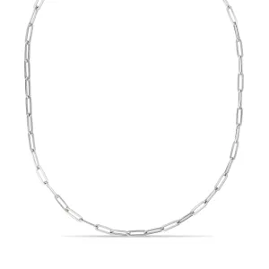 Silver Essentials Paperclip Chain