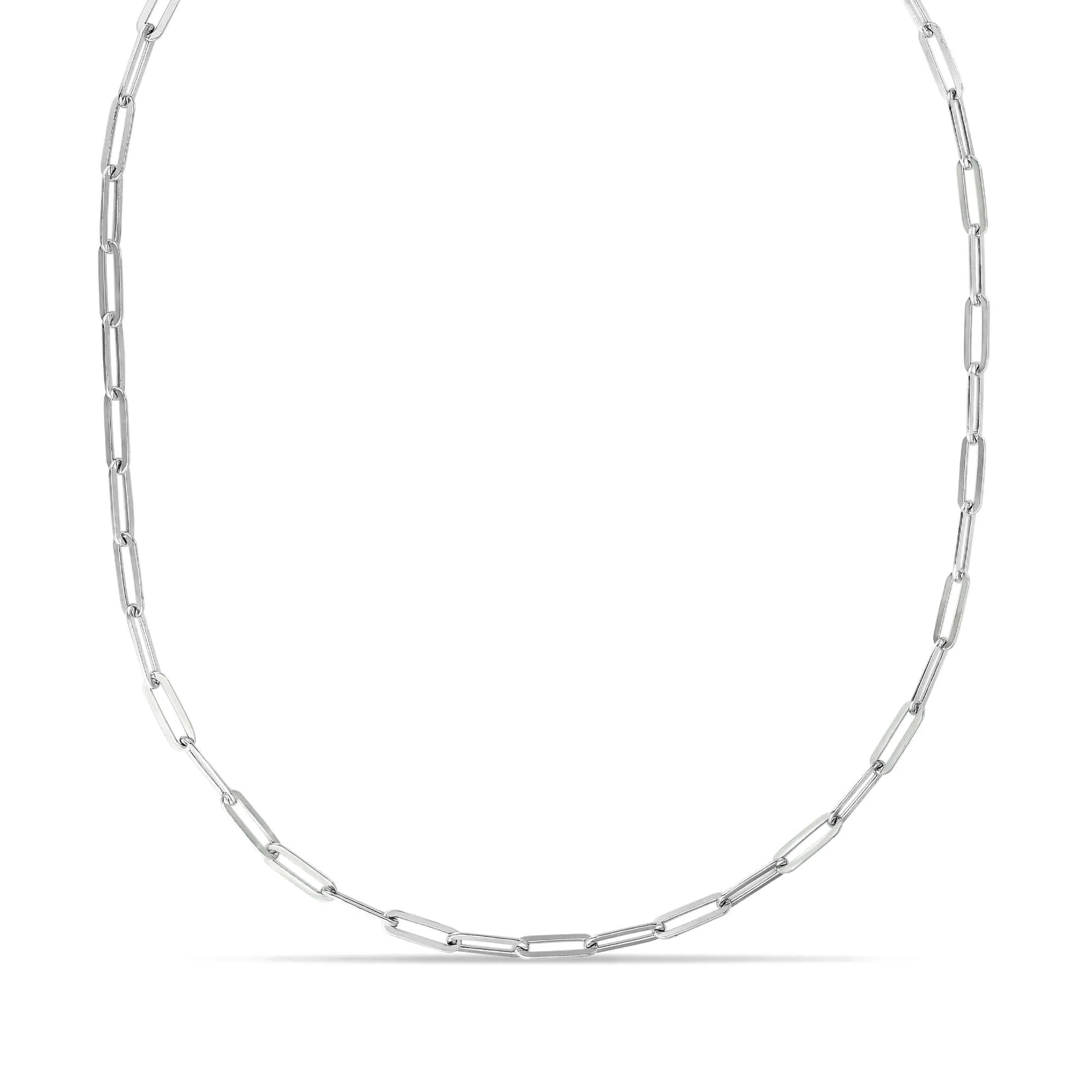 Silver Essentials Paperclip Chain
