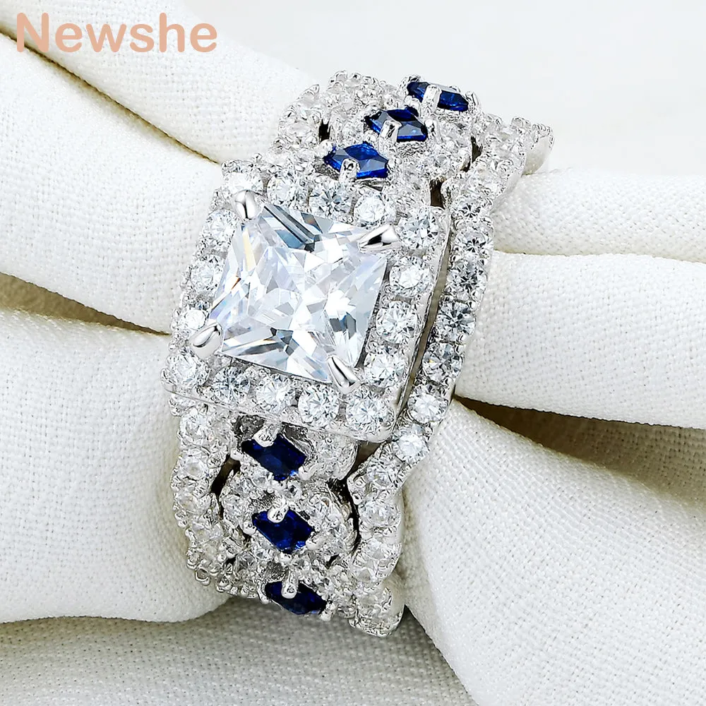 Silver White Blue