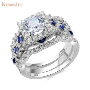 Silver White Blue