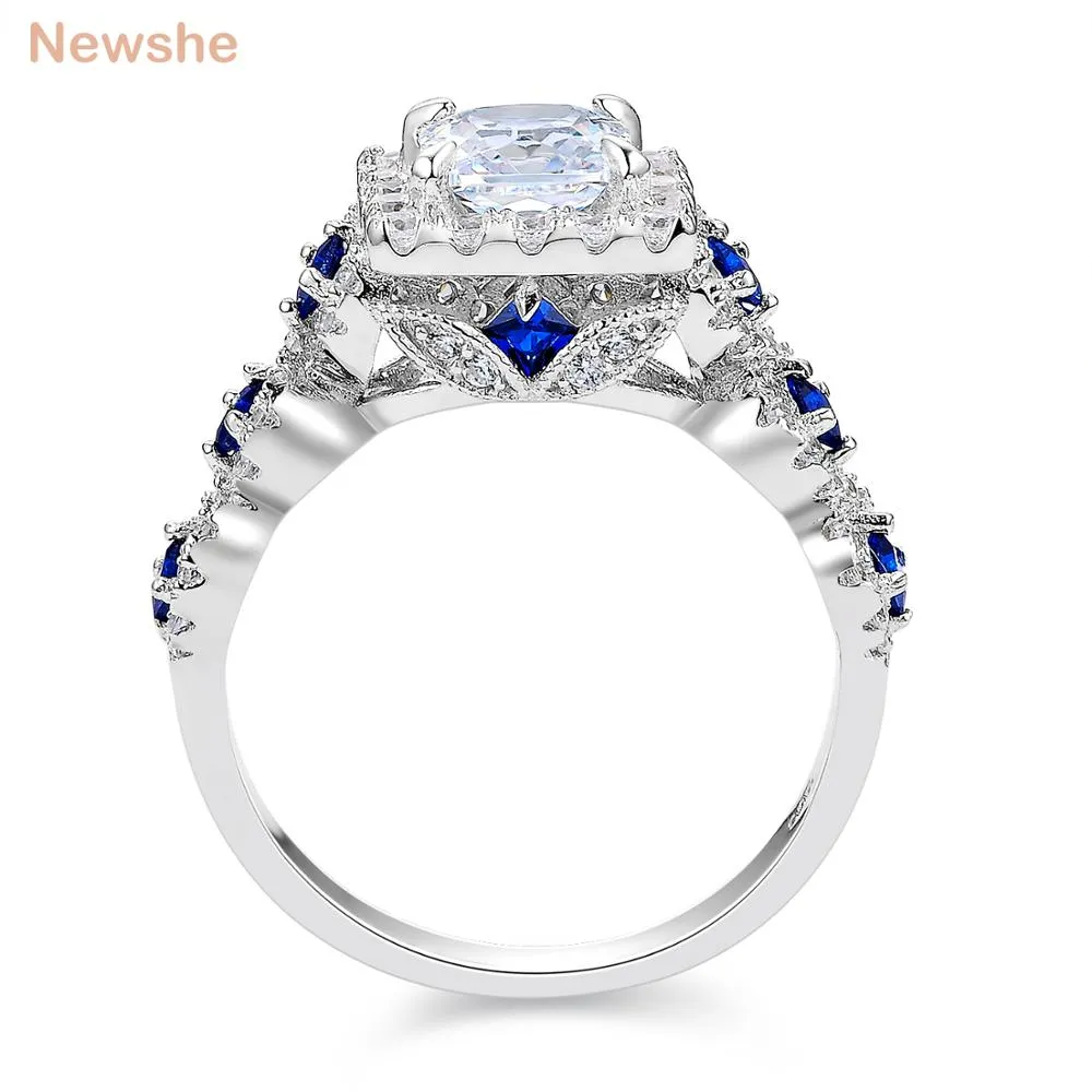 Silver White Blue