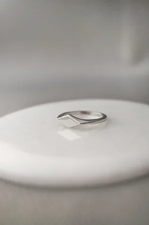 Simplicity Geometric Sterling Silver Ring