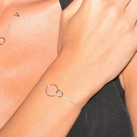 Sisters Forever Silver Bracelet