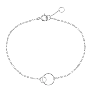 Sisters Forever Silver Bracelet