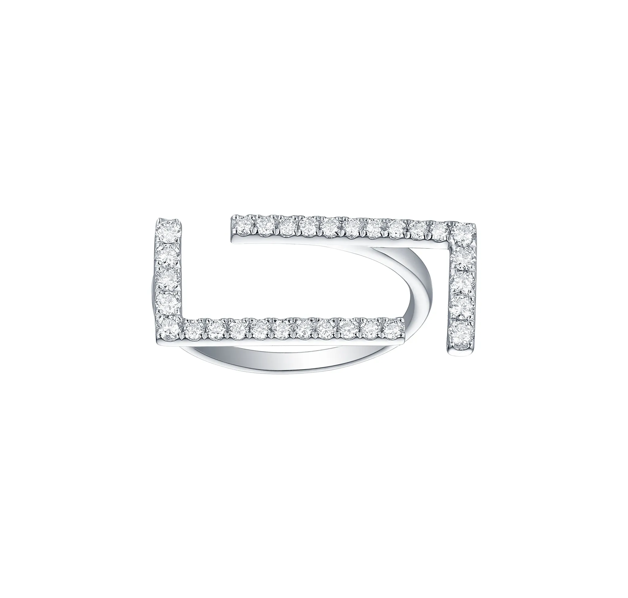 Skyline 0.52ct Capture Ring <br> R-00437WHT